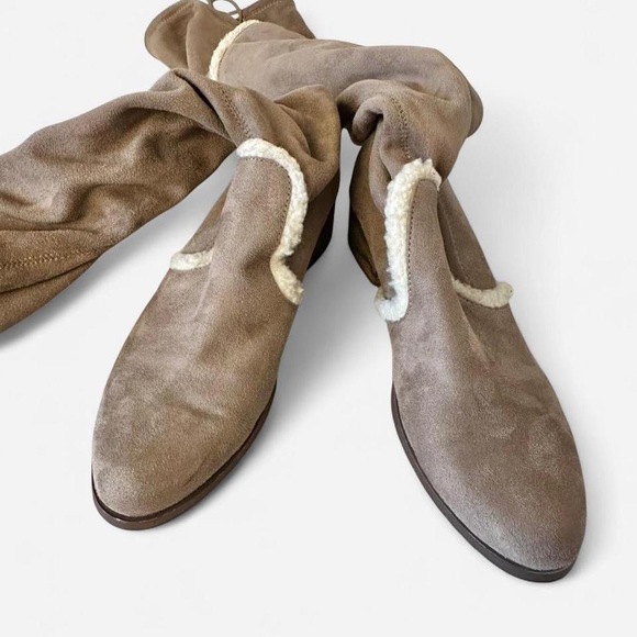 Charles david Gunther Slouch Over-the-Knee Boots size 8.5 in Tan Anthropologie - Picture 6 of 6